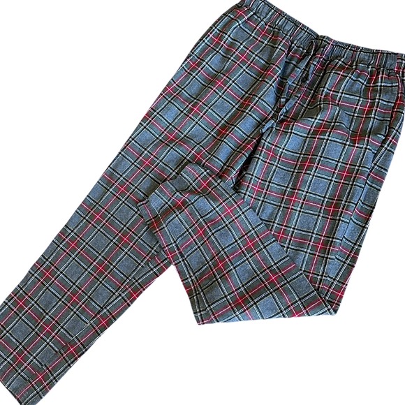 Eddie Bauer Other - Eddie Bauer Pants Men's M Gray Stewart Scotch Plaid Lounge Pajama Pants